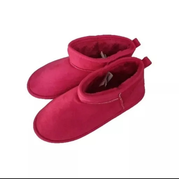 New - Pink lined ankle boot women Size 9 Thinsulate 3M Insulation - Picture 2 of 6